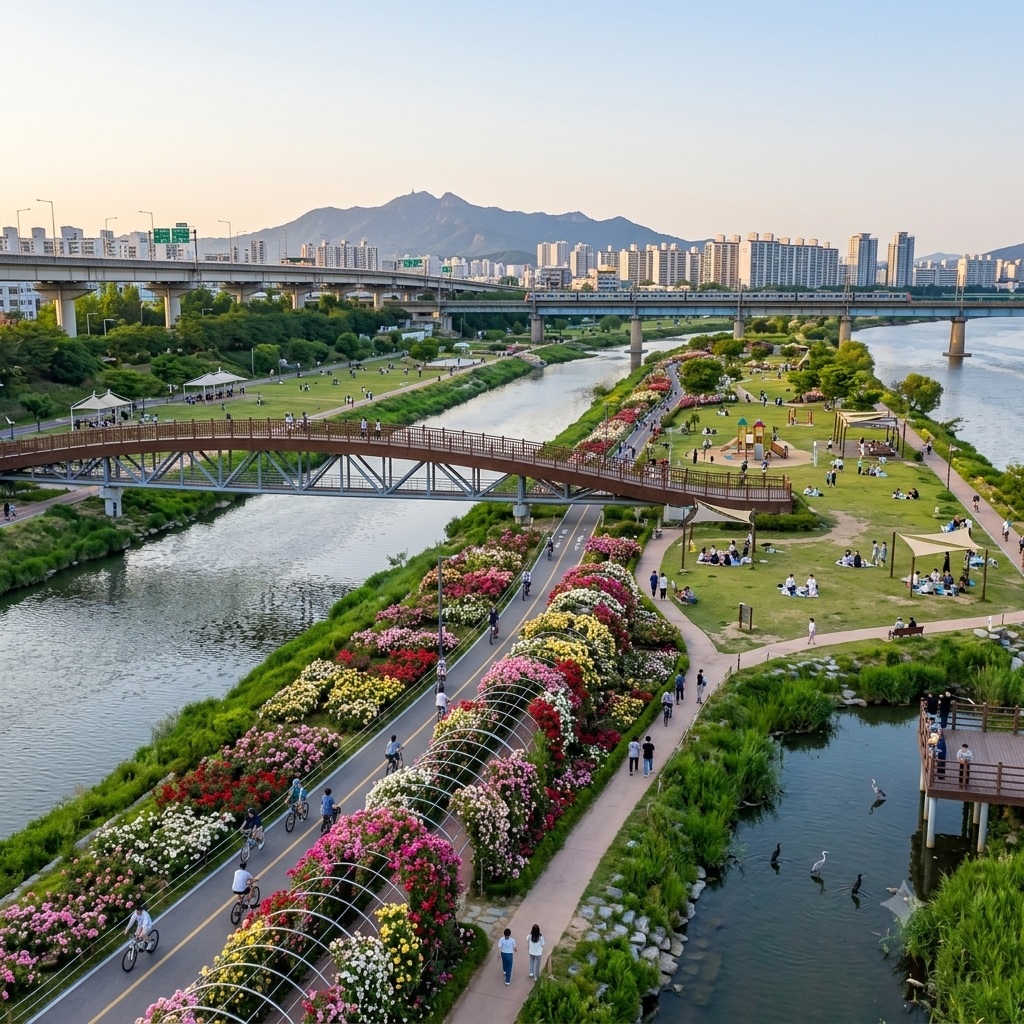 중랑천 수변공원